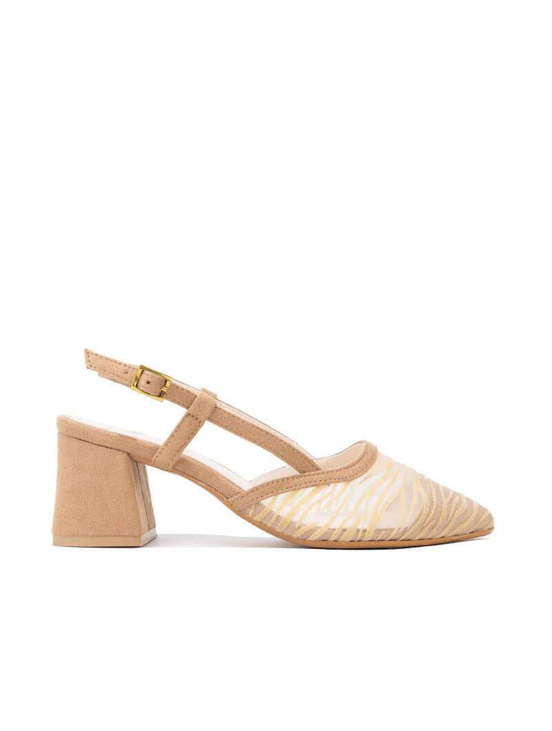 Escarpins à bride arrière